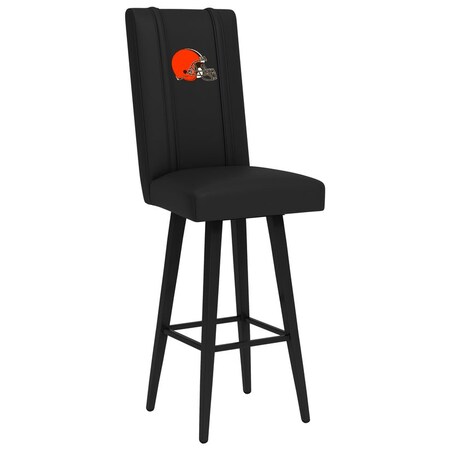 Dreamseat Swivel Bar Stool 2000 with Cleveland Browns Primary Logo XZ2000BSSBLK-PSNFL20035